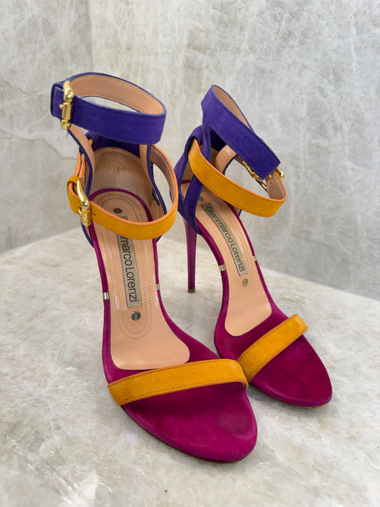 GIANMARCO LORENZI COLORBLOCK HEEL | SIZE 37