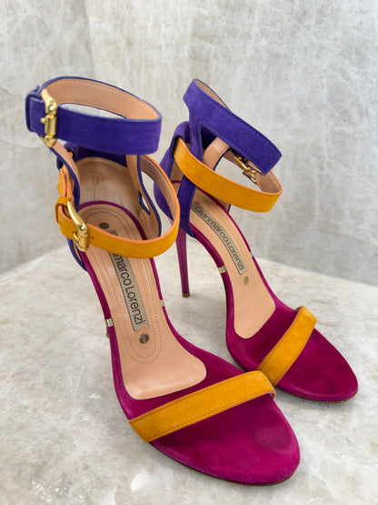 GIANMARCO LORENZI COLORBLOCK HEEL | SIZE 37