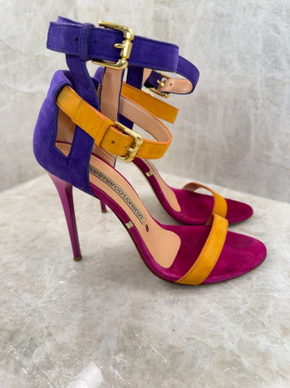 GIANMARCO LORENZI COLORBLOCK HEEL | SIZE 37