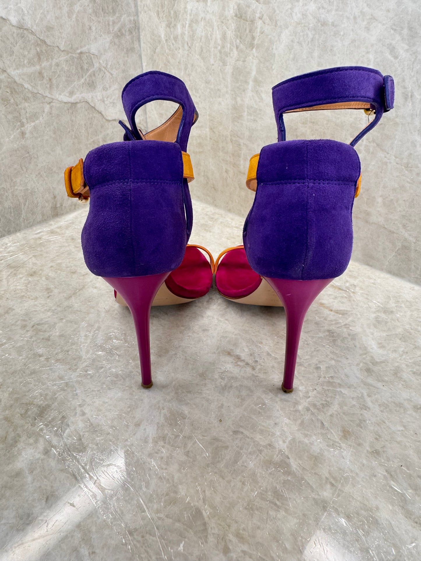 GIANMARCO LORENZI COLORBLOCK HEEL | SIZE 37