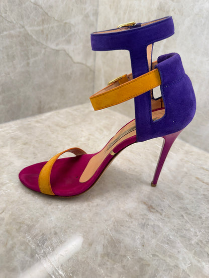 GIANMARCO LORENZI COLORBLOCK HEEL | SIZE 37