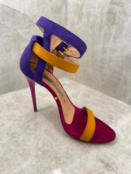 GIANMARCO LORENZI COLORBLOCK HEEL | SIZE 37