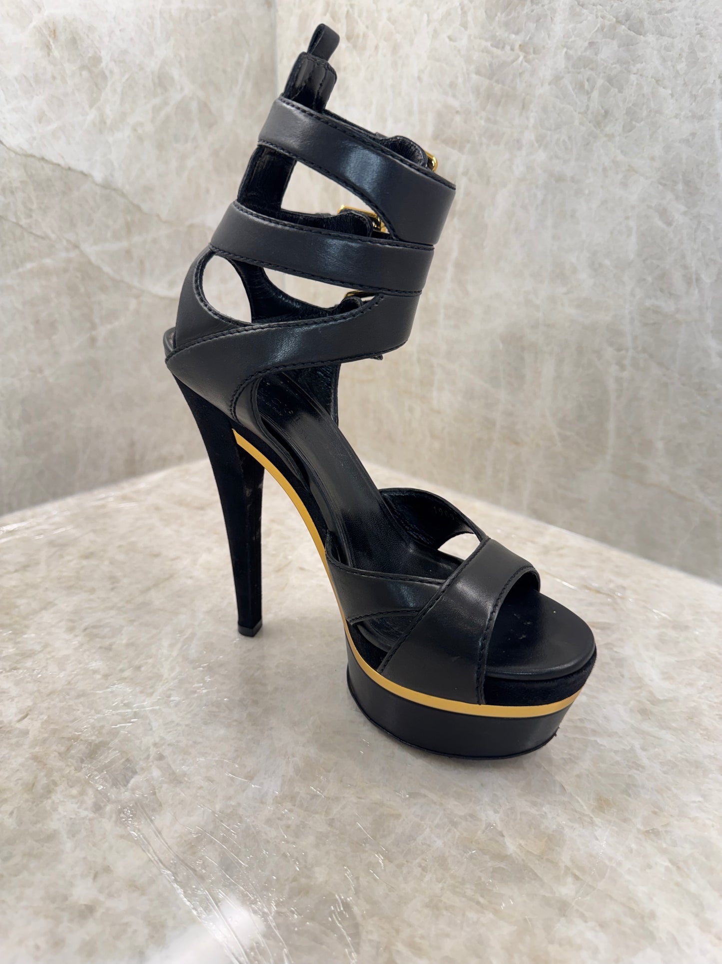 GUCCI IMAN SPRING 2009 RUNAWAY PLATFORMS | SIZE 37
