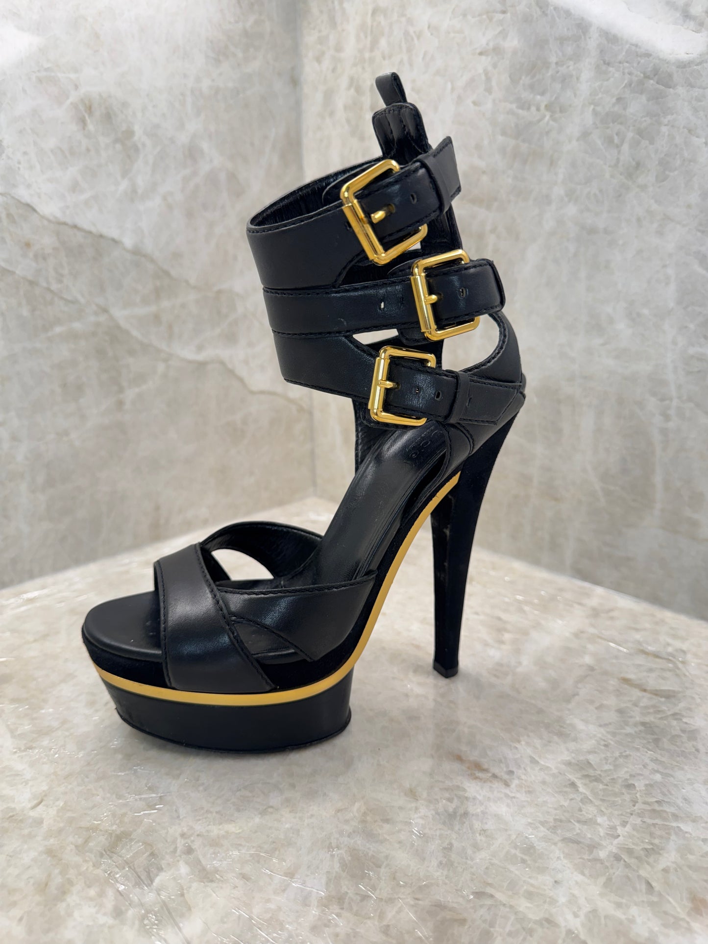 GUCCI IMAN SPRING 2009 RUNAWAY PLATFORMS | SIZE 37