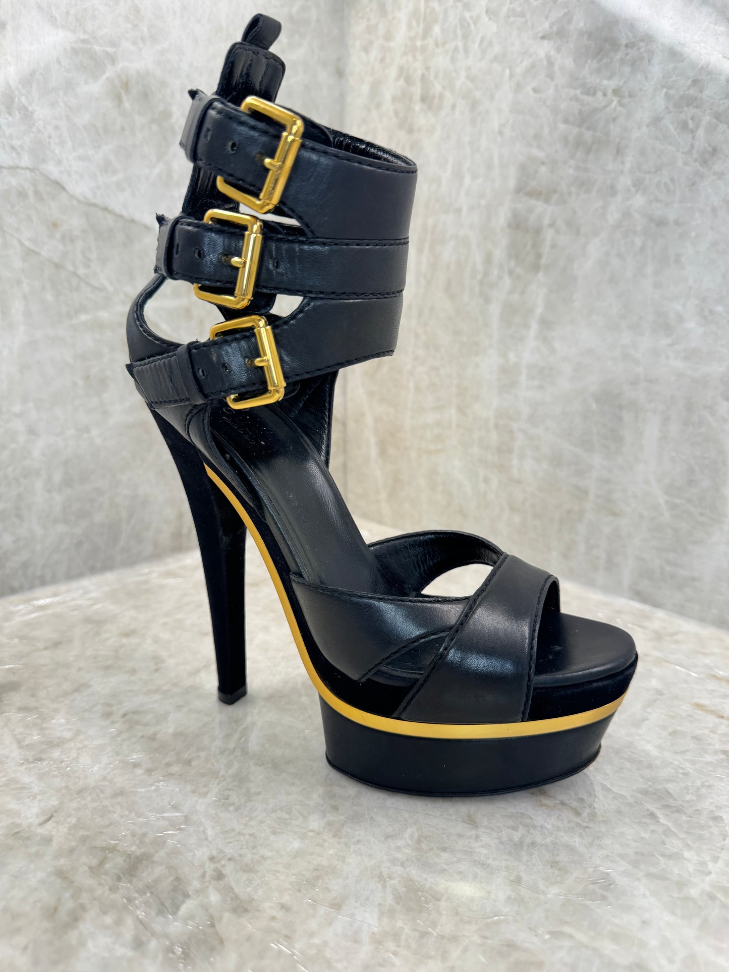 GUCCI IMAN SPRING 2009 RUNAWAY PLATFORMS | SIZE 37