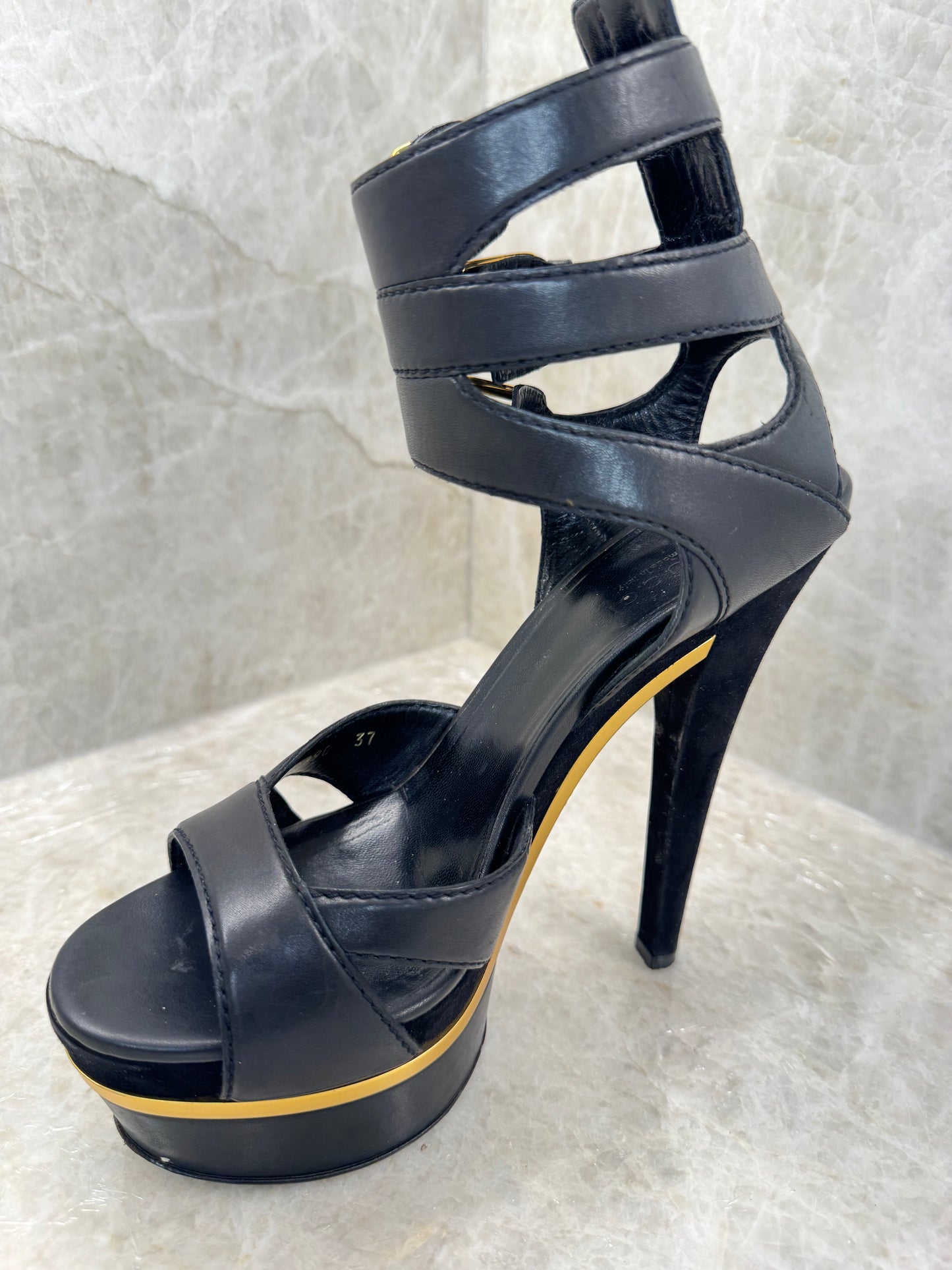 GUCCI IMAN SPRING 2009 RUNAWAY PLATFORMS | SIZE 37