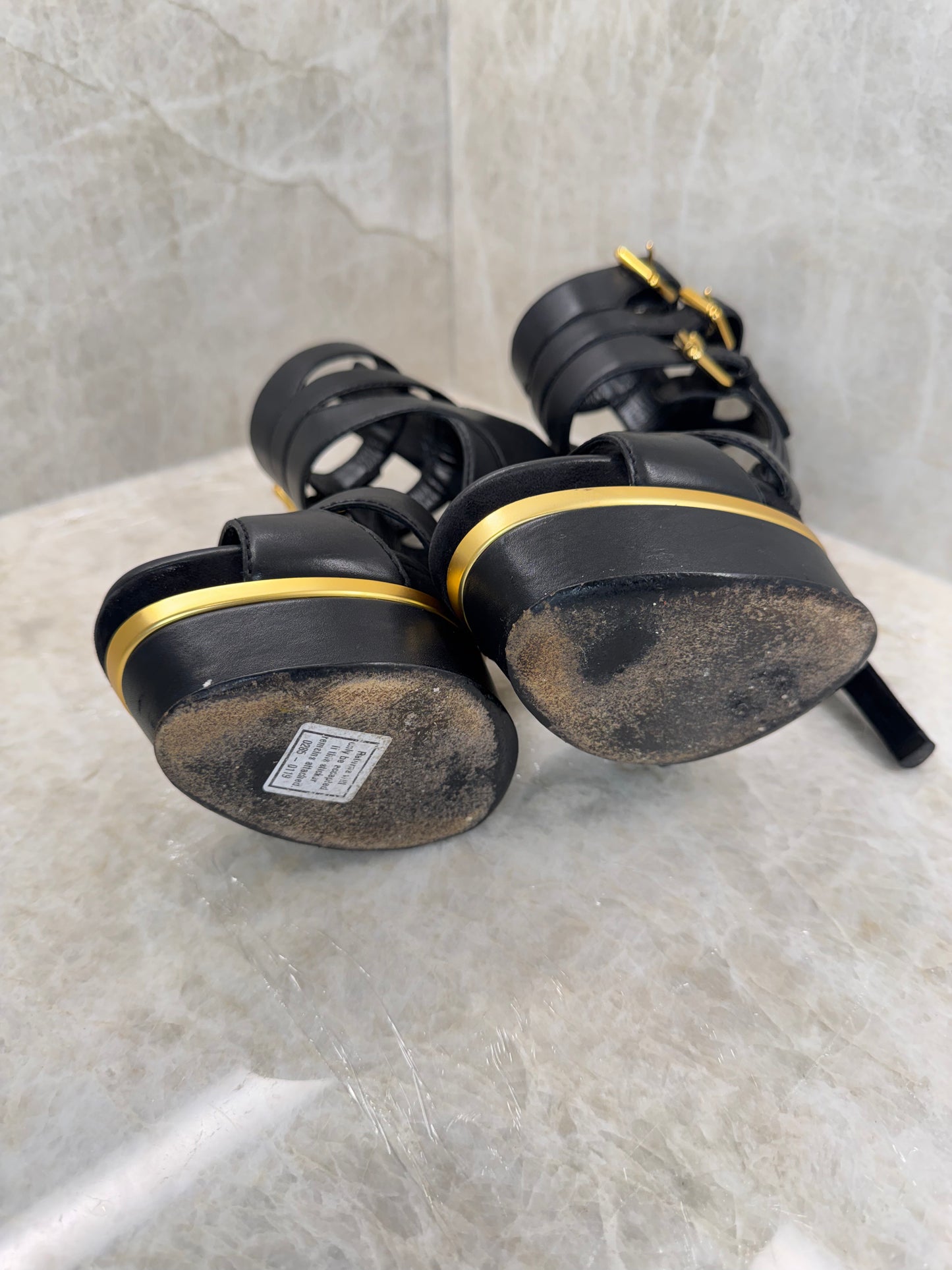 GUCCI IMAN SPRING 2009 RUNAWAY PLATFORMS | SIZE 37